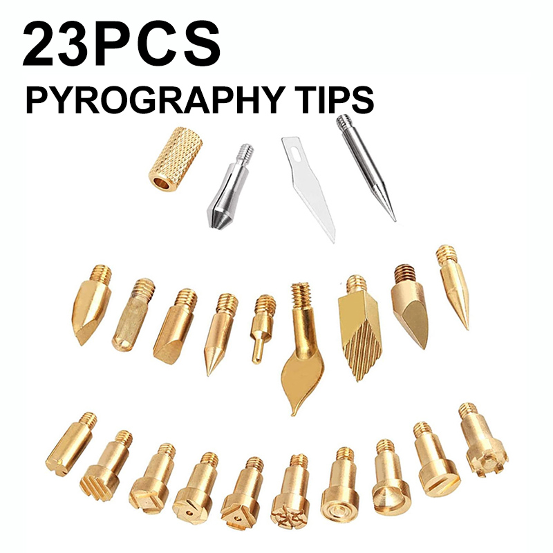 Workshop Tools For Carpentry - 23Pcs Pyrography Tips, Wood Burning Tool