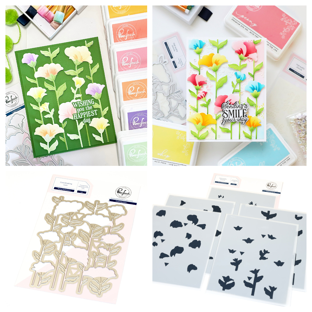 Tap Die Set - 2026 New Rising Wildflowers Frames Metal