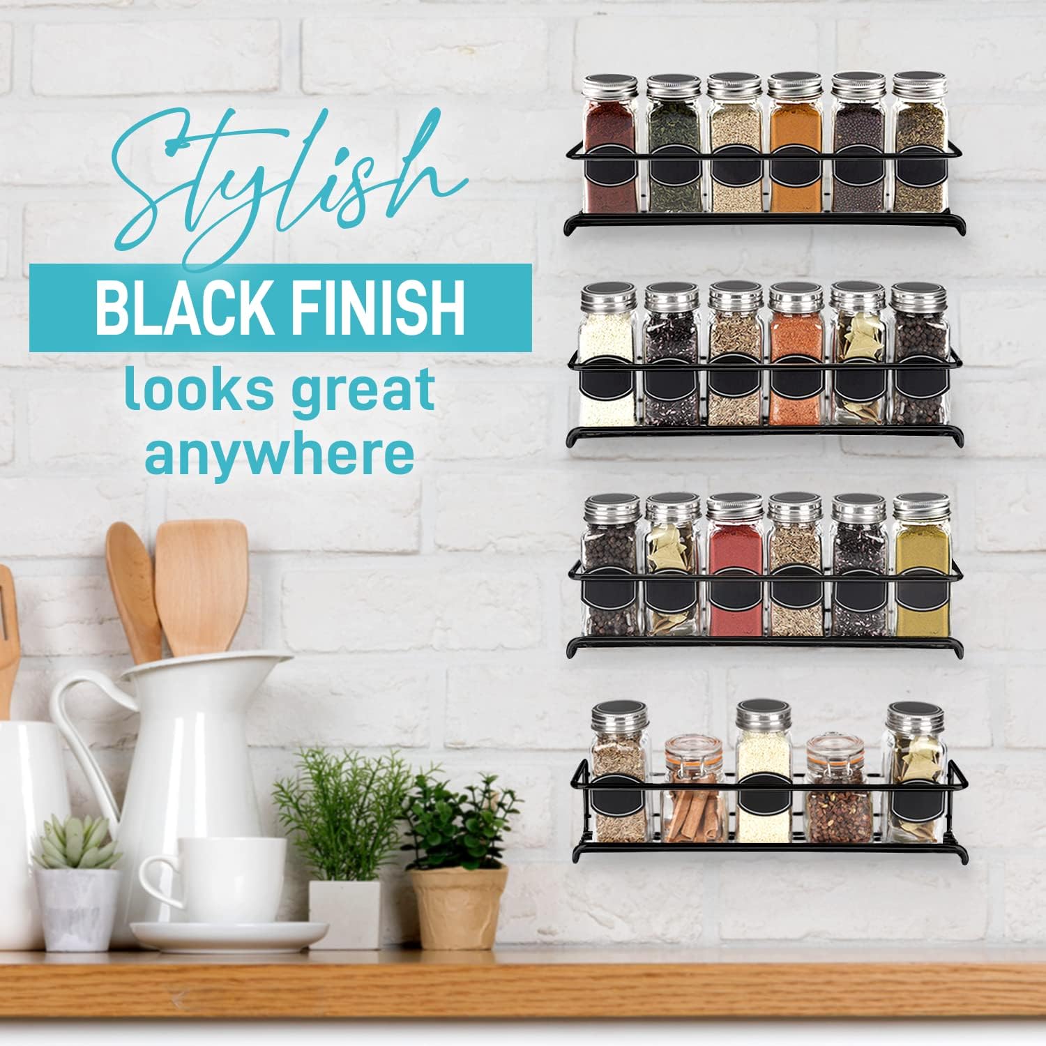 Screw Organizer Kit - Space-Saving Kitchen Spice Organizer for Seasonings,Screw