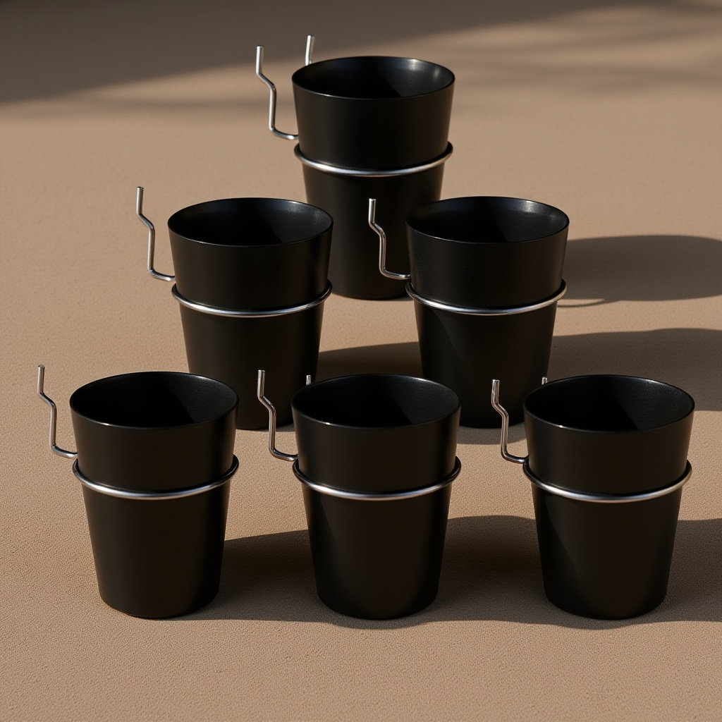 Workshop Tools Board - 6Sets Peg Board Cups Holder Set