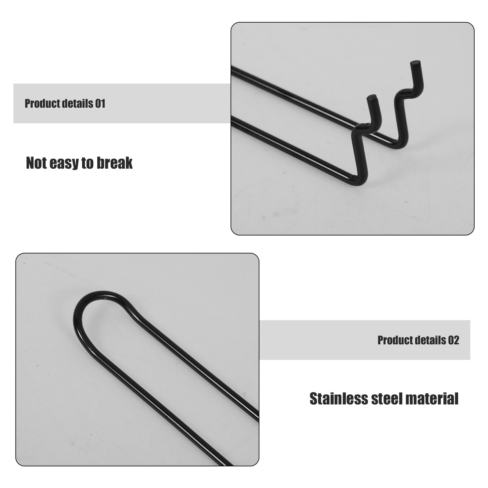 10Pcs Pegboard Hooks Stainless – обзор и цена Workshop Tools Hanging