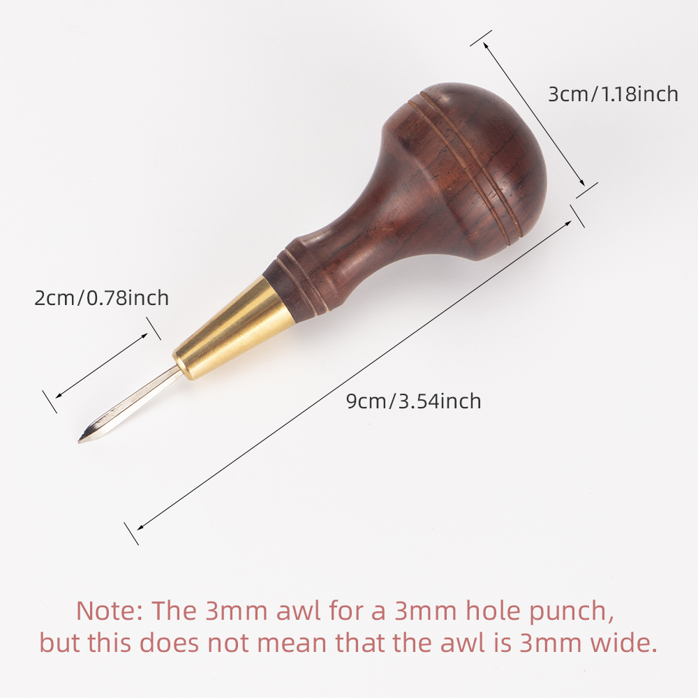 1pcs Leather Hole Punching Awl – обзор и цена Workshop Tools For Carpentry