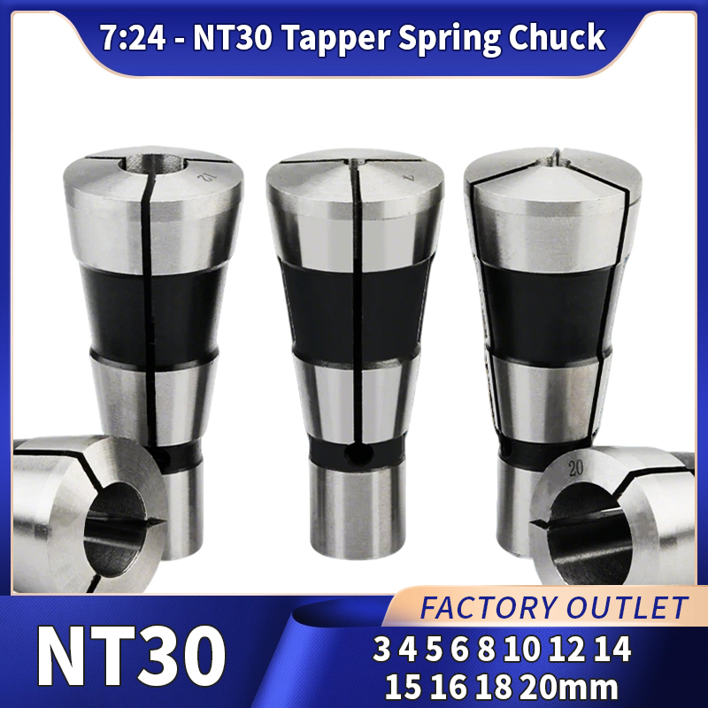 12PCS/SET Collet 7:24-NT30 Tap – обзор и цена Hand Tools Mechanical Workshop