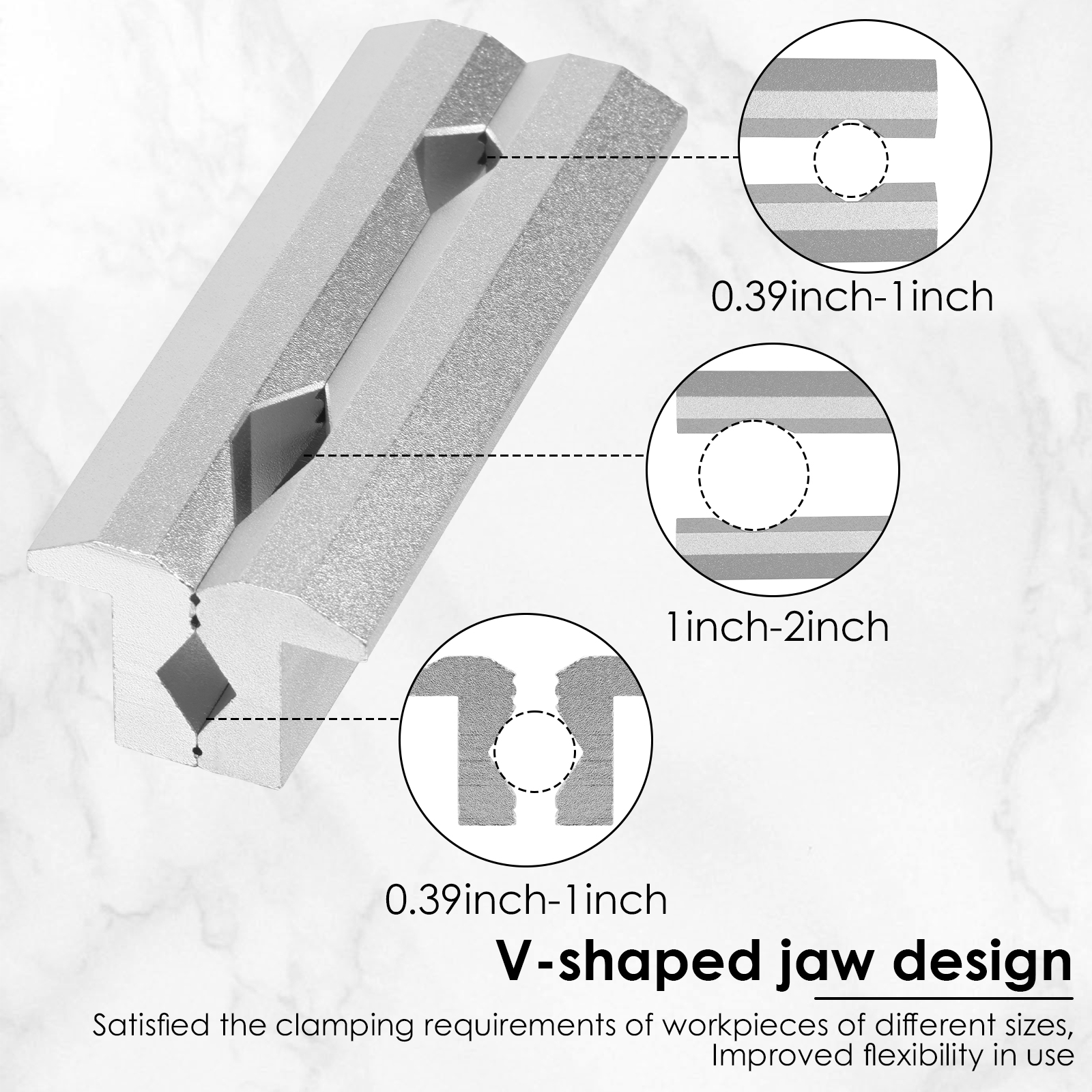 1Pair Vise Jaws Fixture 4/5/6  – обзор и цена Workshop Tools Vice