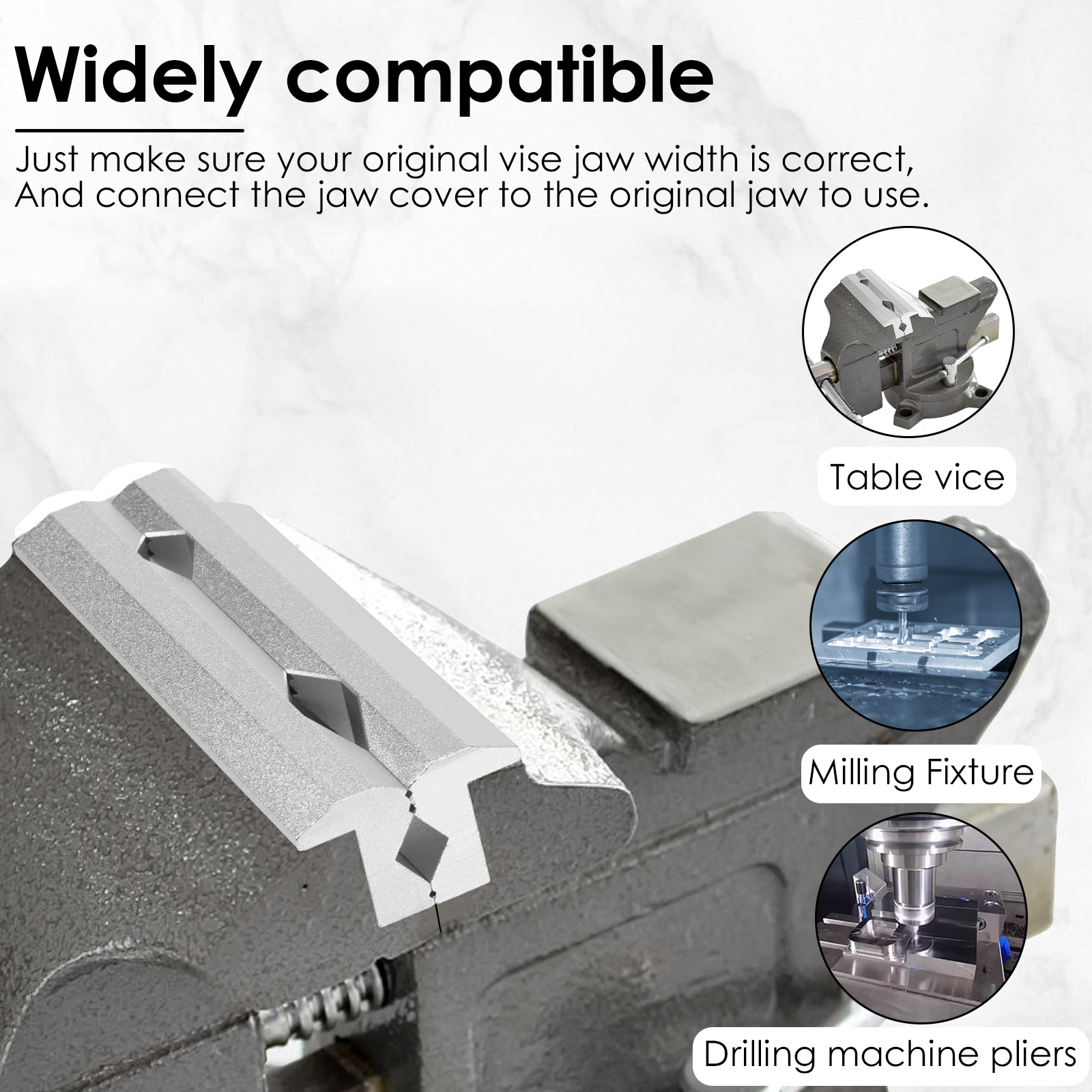 1Pair Vise Jaws Fixture 4/5/6  – обзор и цена Workshop Tools Vice