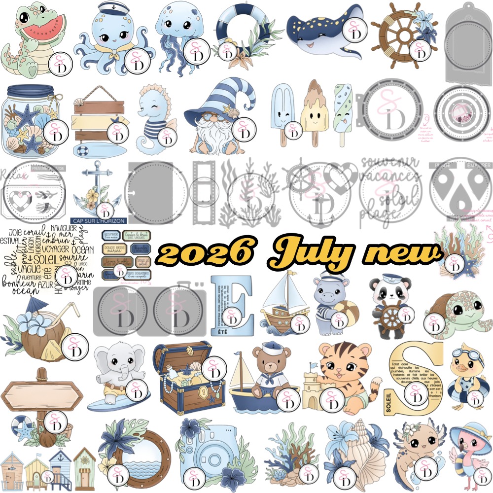 2026 June new Clear Stamp and  – обзор и цена Tap Die Set