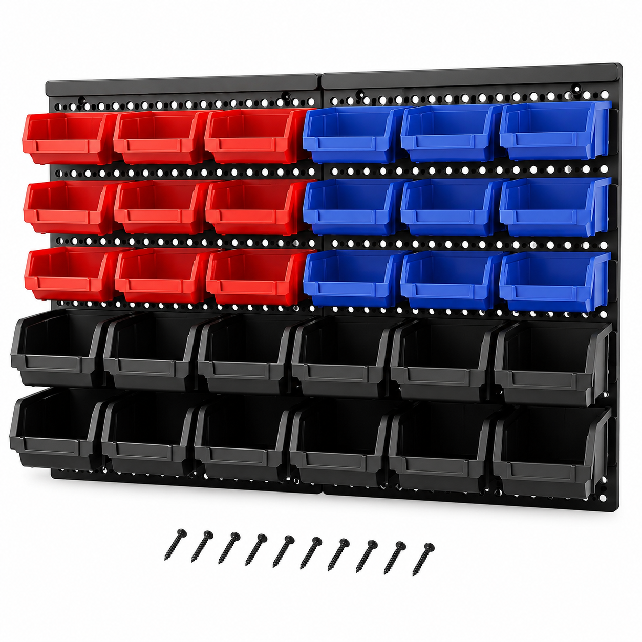 30-Bin Wall Mounted Small Part – обзор и цена Screw Organizer Kit