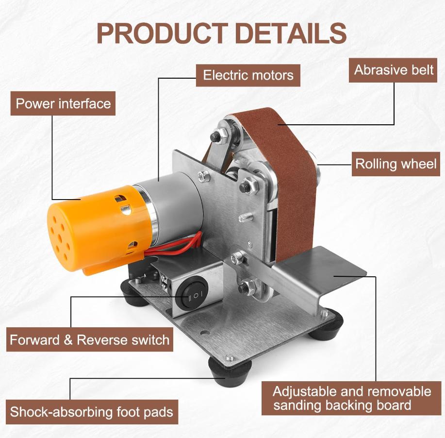 Mini Electric Belt Sander Mult – обзор и цена Workshop Tools Knife