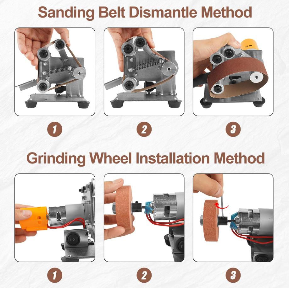 Mini Electric Belt Sander Mult – обзор и цена Workshop Tools Knife