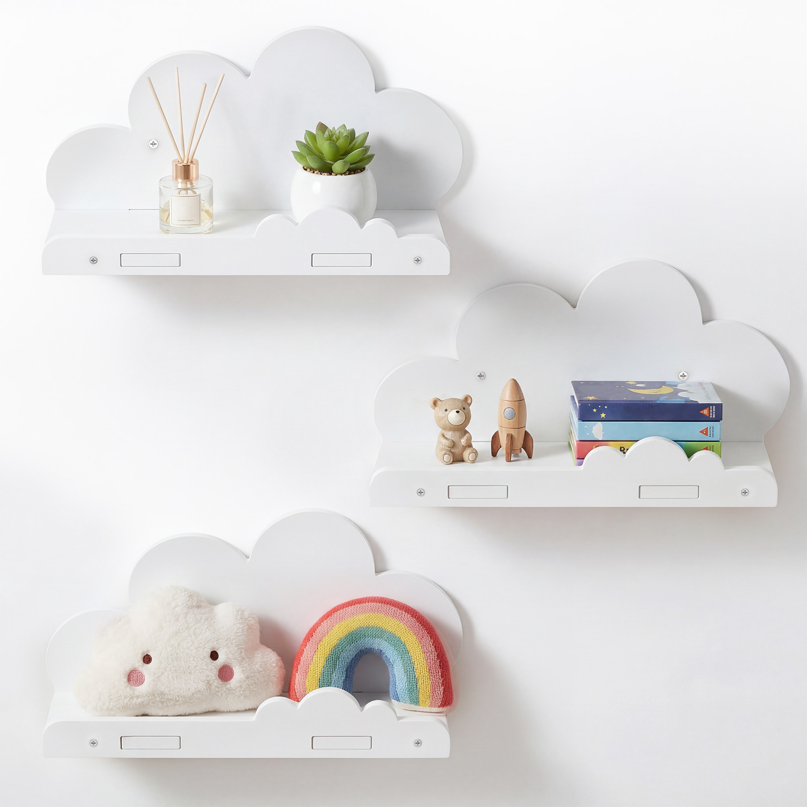 3 Pcs Cloud Shape Floating She – обзор и цена Screw Organizer Kit
