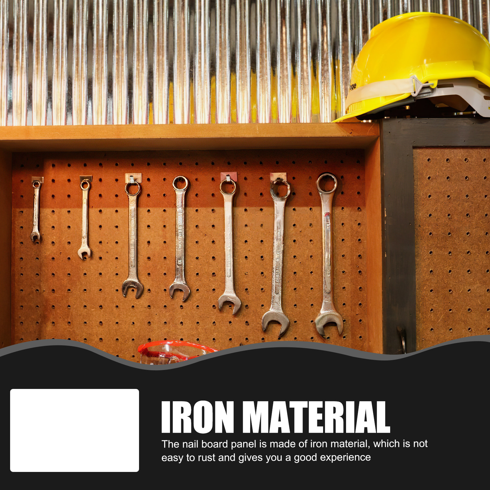 Metal Pegboard Panel Heavy Dut – обзор и цена Workshop Tools Board