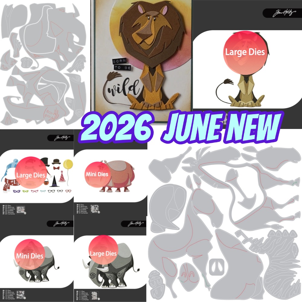 Animal Series Lion Giraffe Met – обзор и цена Tap Die Set