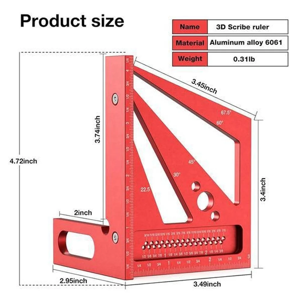 Red 3D Multi Angle Measuring R – обзор и цена Marking Tools In Workshop